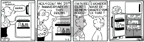 Drabble on Tuesday March 2, 2004 Comic Strip