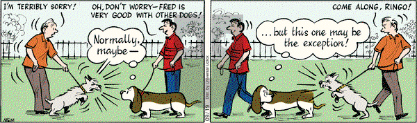 Fred Basset on Wednesday September 19, 2012 Comic Strip