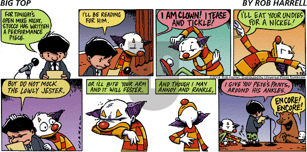 Big Top on Sunday March 28, 2004 Comic Strip