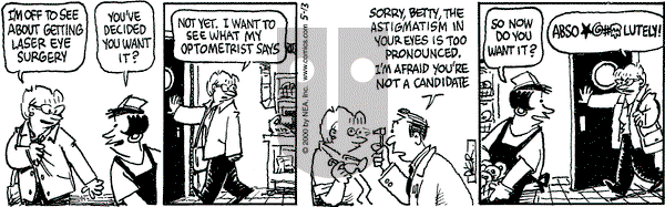 Betty on Saturday May 13, 2000 Comic Strip