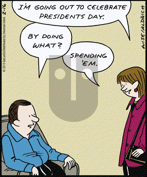 Real Life Adventures on Monday February 16, 2015 Comic Strip