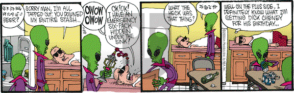 Monty on Thursday July 16, 2009 Comic Strip