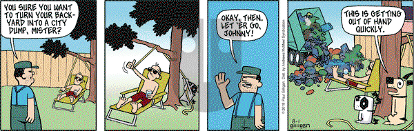 Pooch Cafe on Wednesday August 1, 2018 Comic Strip