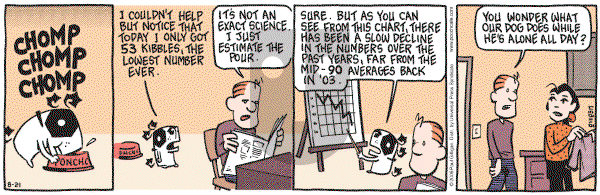 Pooch Cafe on Monday August 21, 2006 Comic Strip