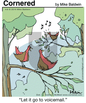 Cornered on Tuesday April 9, 2019 Comic Strip