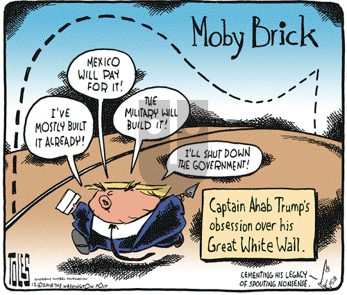 Tom Toles on Sunday January 6, 2019 Comic Strip