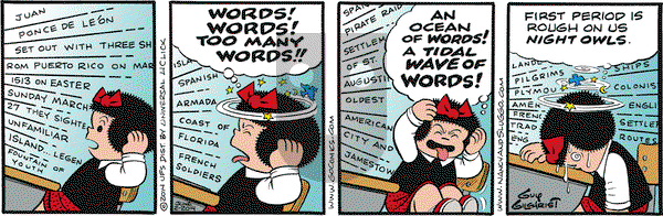 Nancy on Monday June 2, 2014 Comic Strip