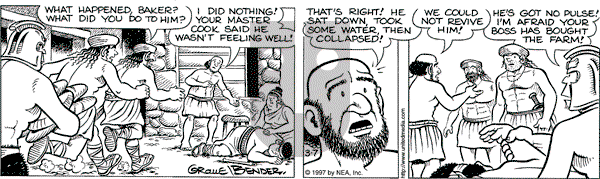 Alley Oop on Friday March 7, 1997 Comic Strip