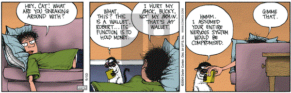 Get Fuzzy on Friday September 10, 2004 Comic Strip