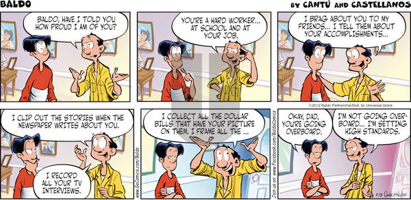 Baldo on Sunday July 8, 2012 Comic Strip