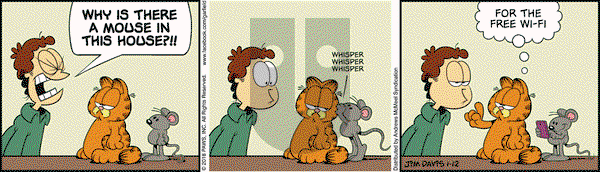 Garfield on Friday January 12, 2018 Comic Strip