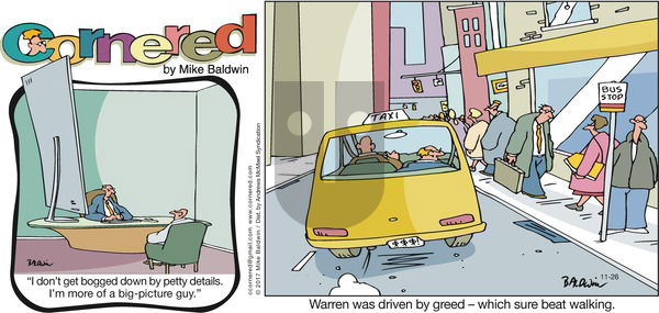 Cornered on Sunday November 26, 2017 Comic Strip