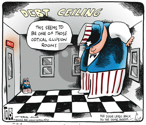 Tom Toles on Wednesday October 16, 2013 Comic Strip