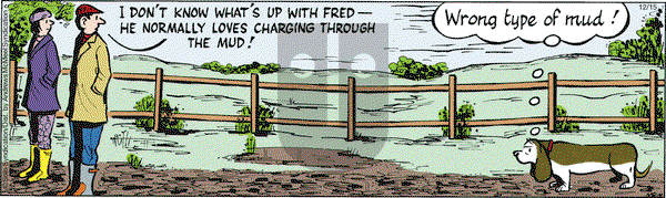 Fred Basset on Saturday December 15, 2018 Comic Strip