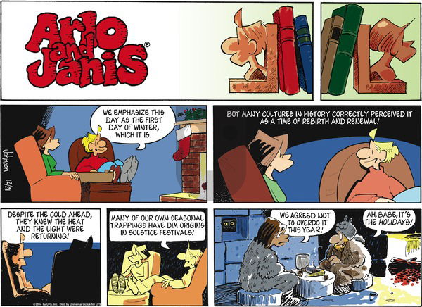 Arlo and Janis - Sunday December 21, 2014 Comic Strip