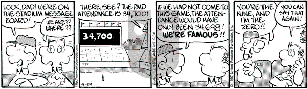 Drabble - Friday September 19, 1997 Comic Strip
