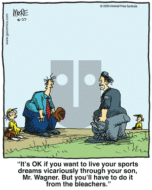 In the Bleachers on Saturday June 27, 2009 Comic Strip