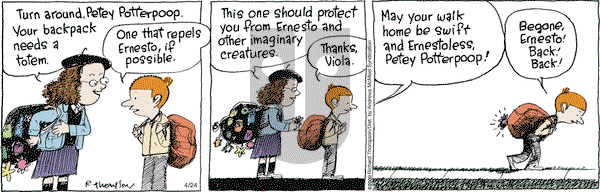 Cul de Sac on Wednesday April 24, 2019 Comic Strip