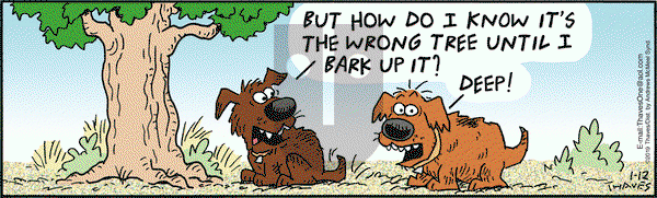 Frank and Ernest on Saturday January 12, 2019 Comic Strip