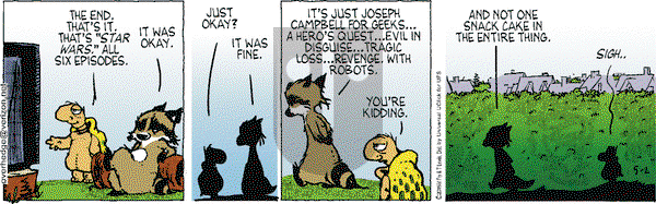 Over the Hedge on Saturday May 2, 2015 Comic Strip