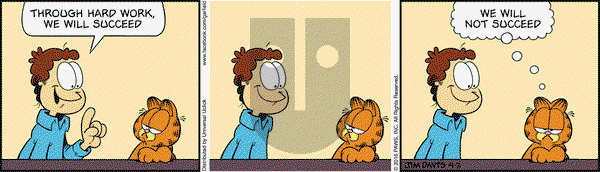Garfield - Saturday April 2, 2016 Comic Strip