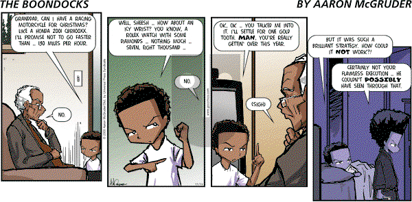 The Boondocks on Sunday June 22, 2014 Comic Strip