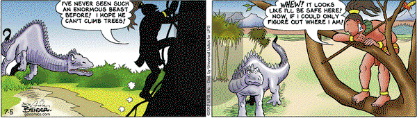 Alley Oop on Thursday July 5, 2012 Comic Strip