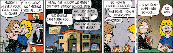 Luann on Wednesday September 10, 2014 Comic Strip