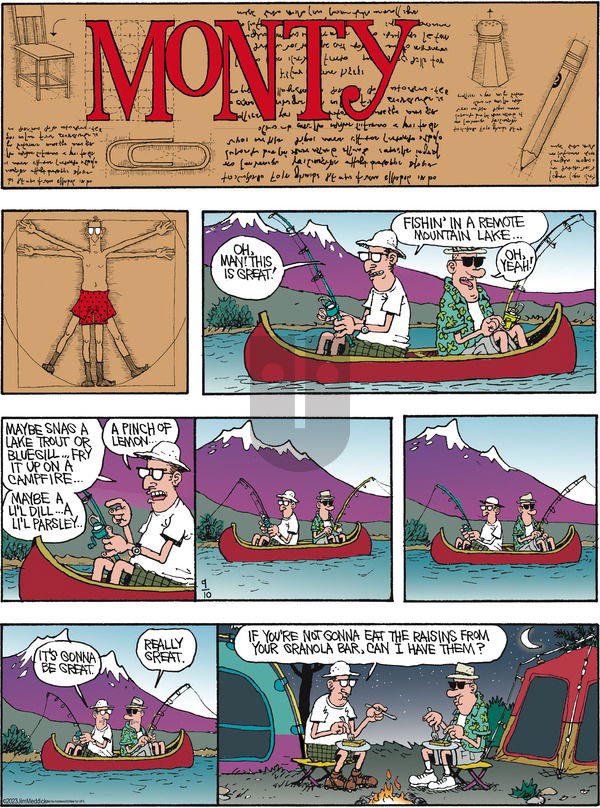 Monty - Sunday September 10, 2023 Comic Strip