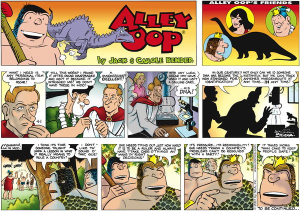 Alley Oop on Sunday April 1, 2007 Comic Strip