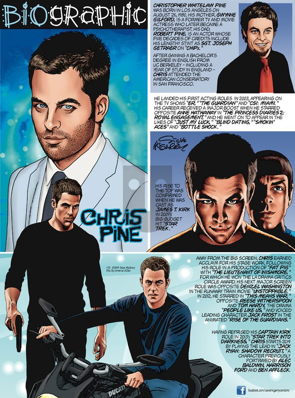 Biographic on Sunday January 12, 2014 Comic Strip