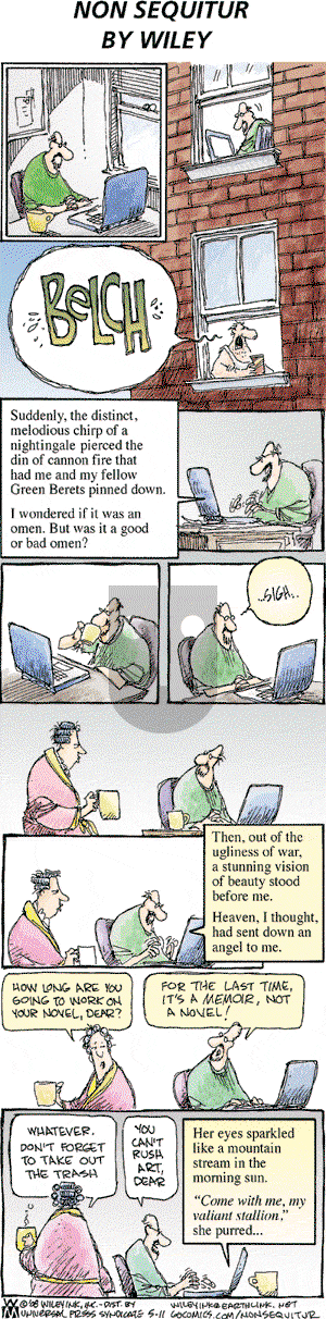 Non Sequitur on Sunday May 11, 2008 Comic Strip