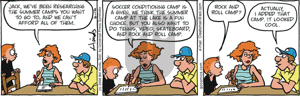 Cleats on Monday June 16, 2008 Comic Strip
