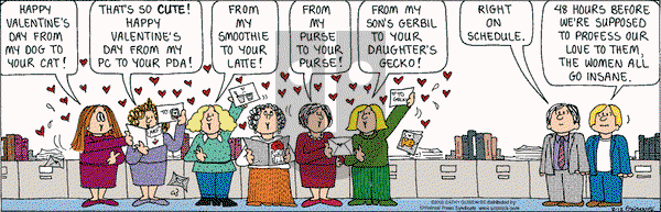 Cathy Classics on Tuesday February 12, 2002 Comic Strip