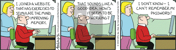 The Born Loser on Monday March 31, 2014 Comic Strip
