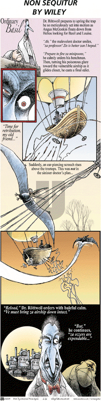 Non Sequitur on Saturday July 9, 2005 Comic Strip