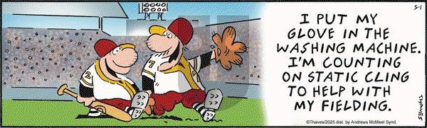 Frank and Ernest on Thursday May 1, 2025 Comic Strip