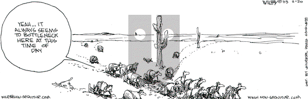 Non Sequitur on Thursday February 20, 2003 Comic Strip