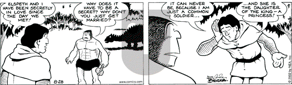 Alley Oop on Wednesday August 28, 2002 Comic Strip