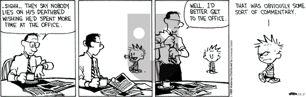 Calvin and Hobbes - Thursday November 7, 2013 Comic Strip