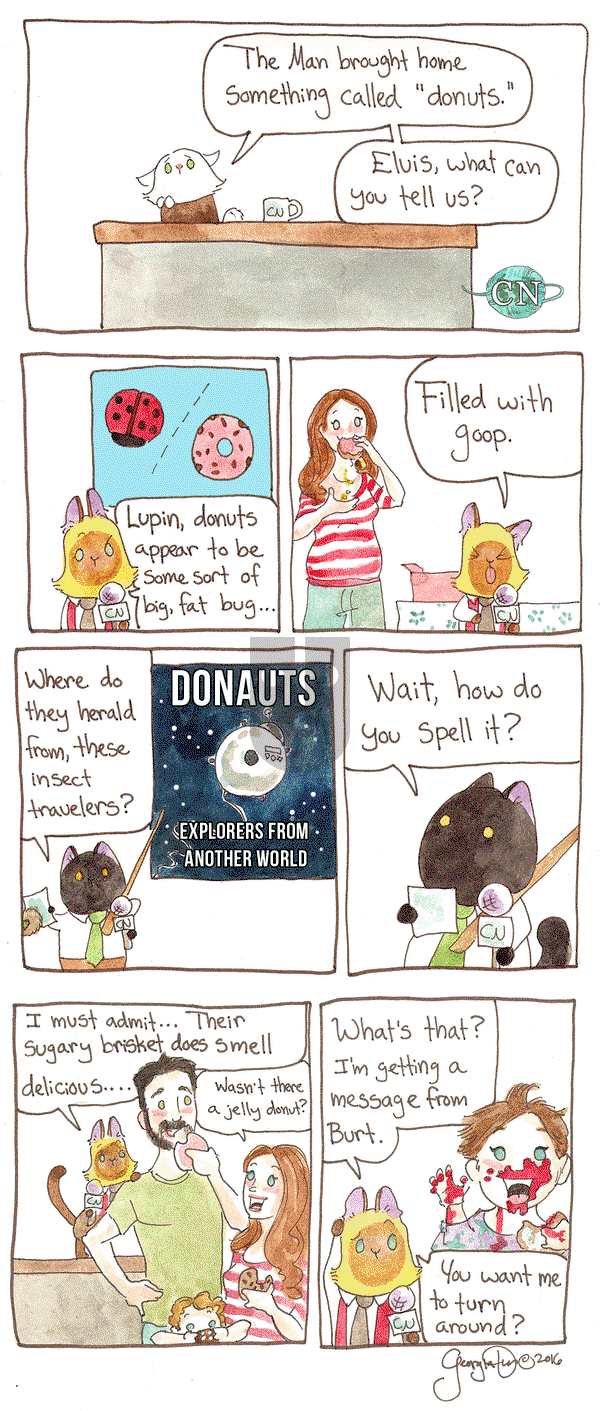 Breaking Cat News on Monday May 16, 2016 Comic Strip