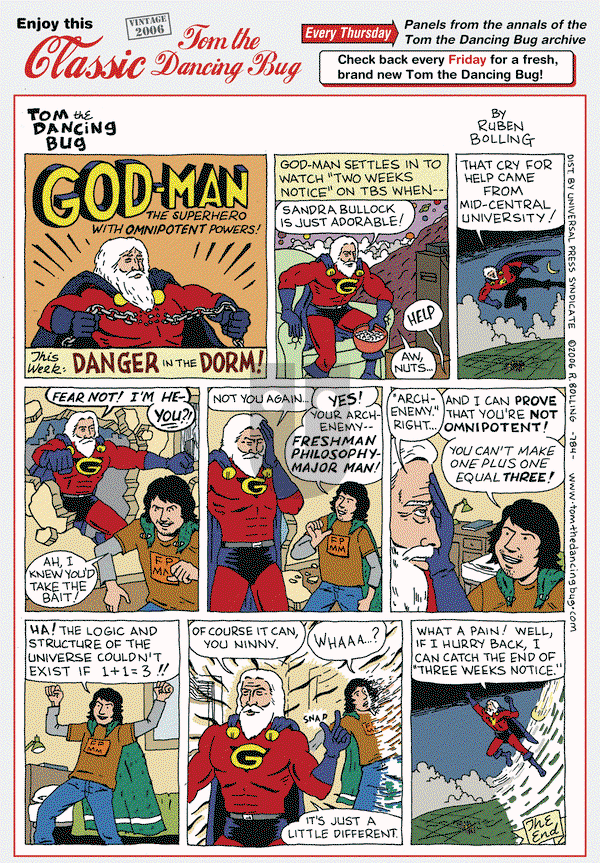 Tom the Dancing Bug on Thursday April 12, 2018 Comic Strip