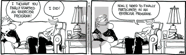 The Buckets on Monday November 10, 2008 Comic Strip