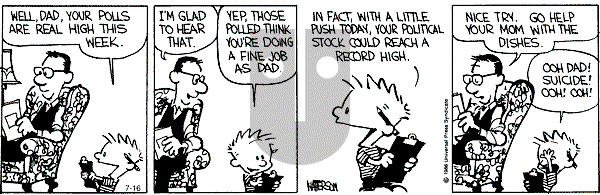 Calvin and Hobbes - Tuesday July 16, 1991 Comic Strip