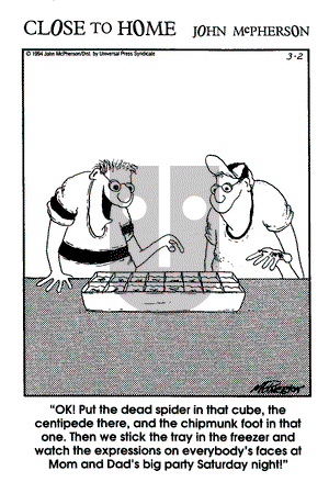 Close to Home on Thursday January 4, 1996 Comic Strip