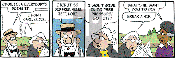 Lola on Wednesday December 7, 2016 Comic Strip