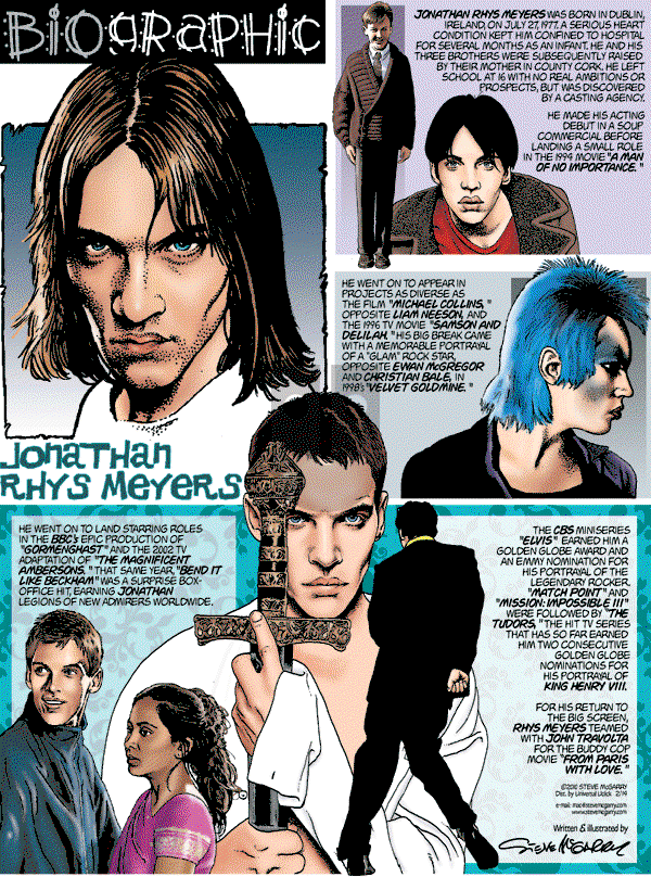 Biographic on Sunday February 14, 2010 Comic Strip