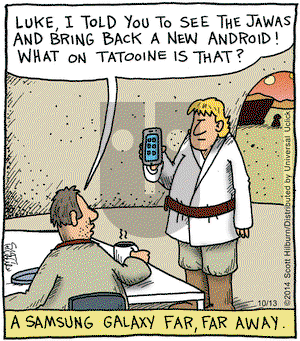 The Argyle Sweater on Monday October 13, 2014 Comic Strip