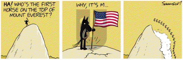 Dark Side of the Horse - Monday July 8, 2013 Comic Strip