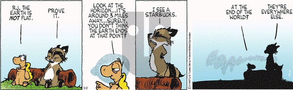 Over the Hedge on Tuesday March 2, 2021 Comic Strip